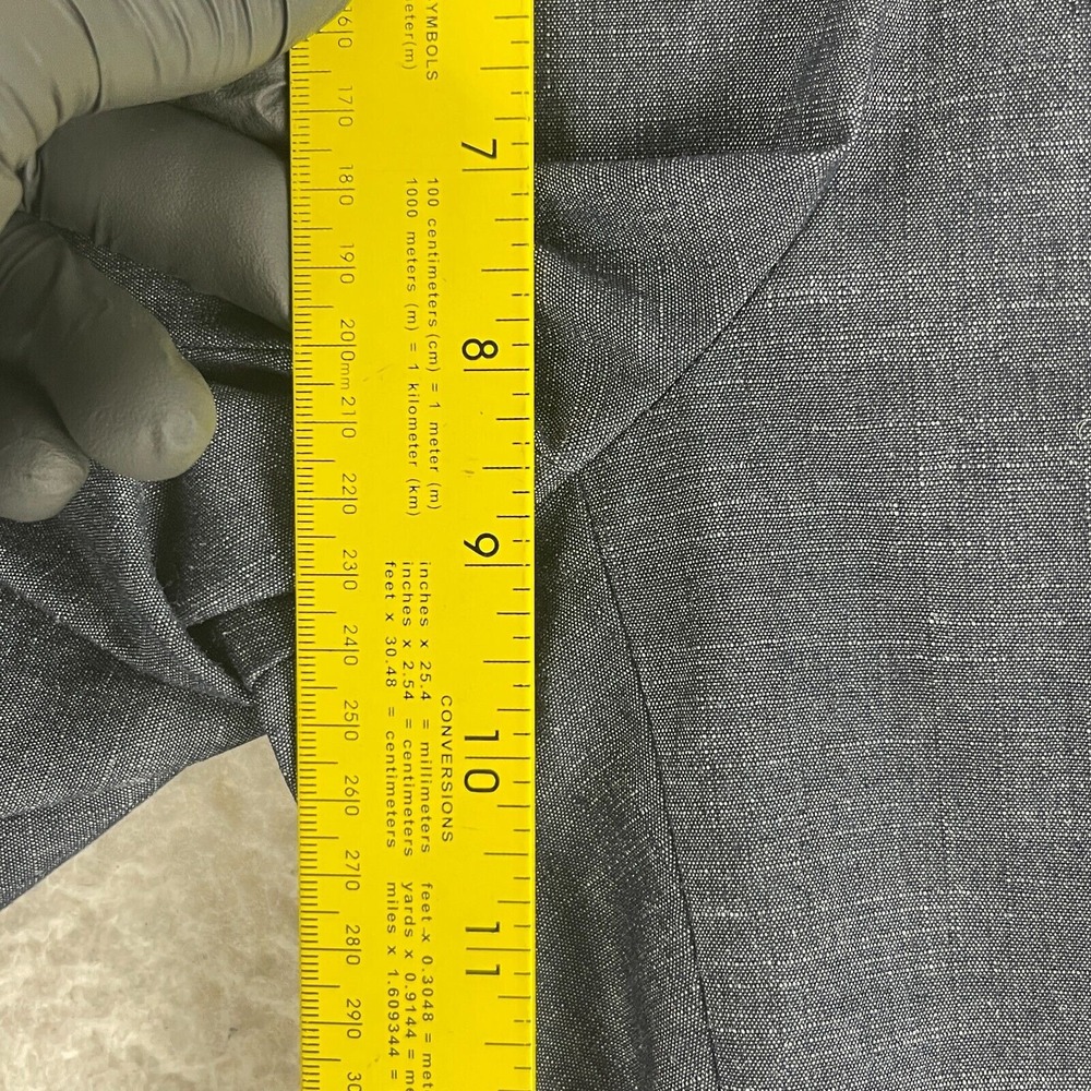 Ann Taylor LOFT‎ Blue Ann Cropped Pants Womens Straight Leg Mid-Rise Size 2 - Picture 9 of 16